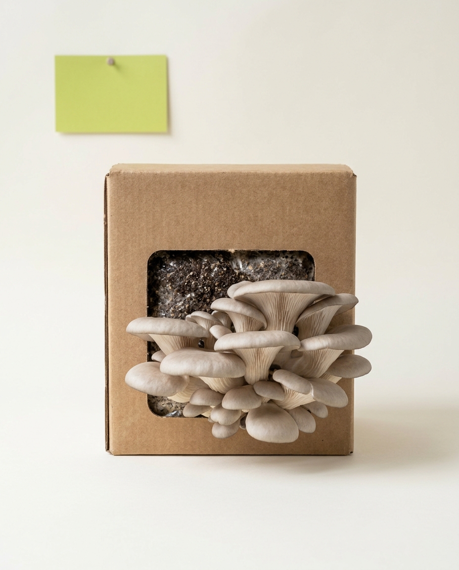 Oyster Mushroom Grow Kit, Pearl oyster